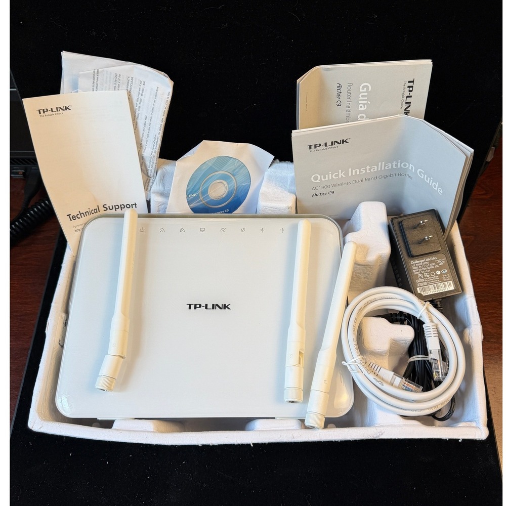 TP-Link Archer C9 AC1900- Wireless Dual Band Gigabit Router, White